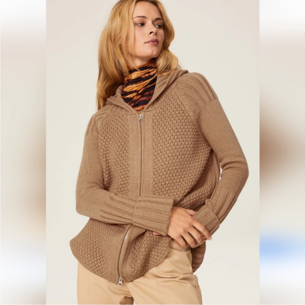 EUC, Victor Alfaro, Women’s, Textured Full Zip Cardigan Hoodie